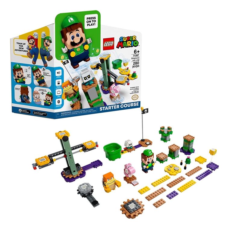 Aventuras com Luigi é um dos kits LEGO Super Mario Bros no NerdBunker