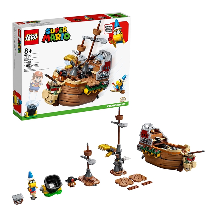 Navio voador do Bowser é um dos kits LEGO Super Mario Bros no NerdBunker