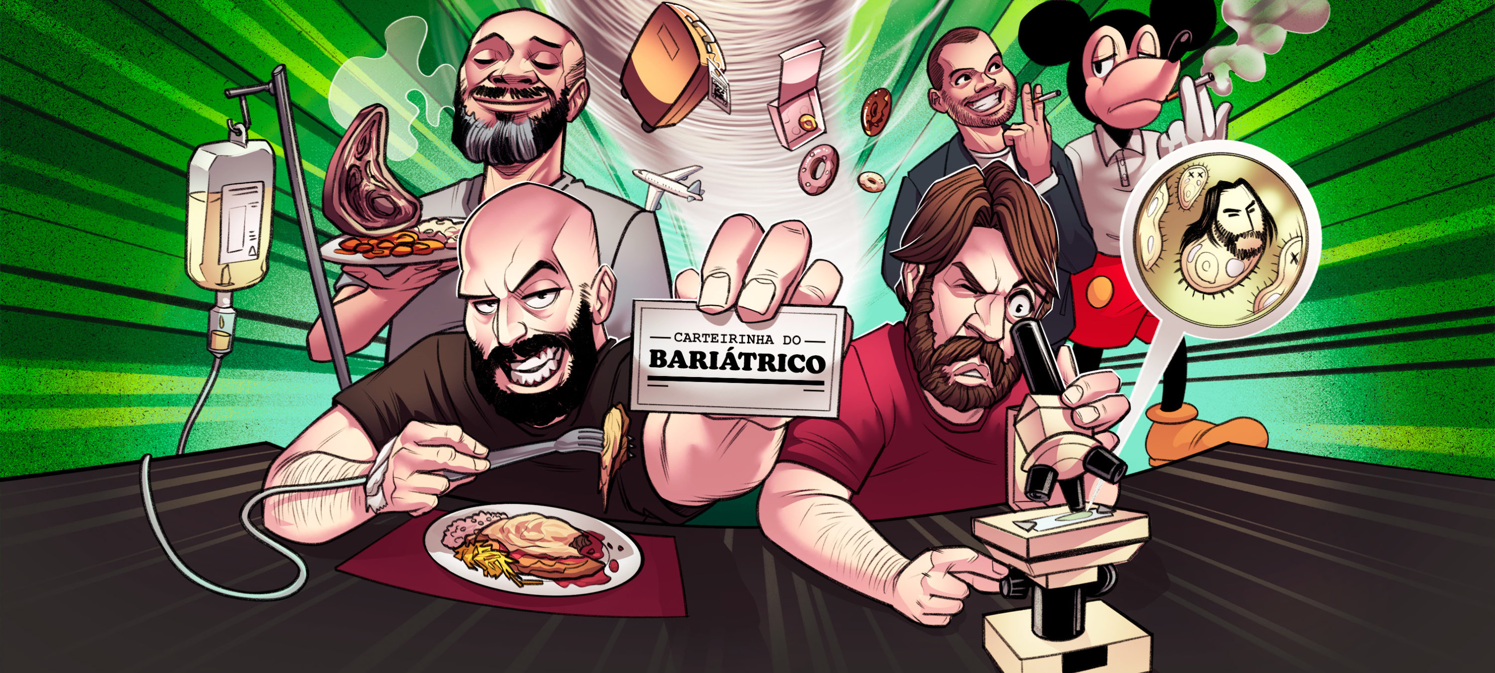 Qual é a pauta? Mickey fumante, água de lixo e furacão