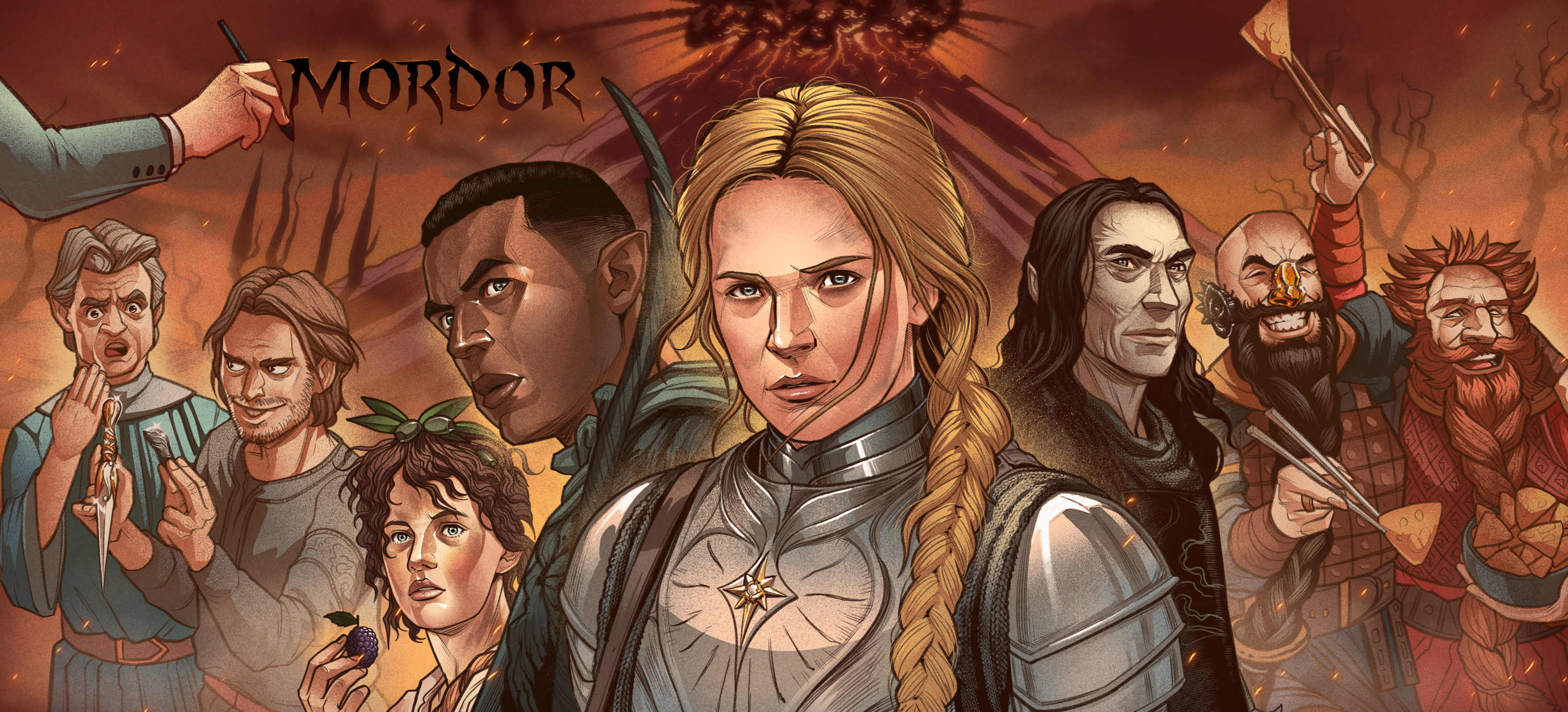 Capa do episódio Os Anéis do Poder: amor e ódio na Terra Média