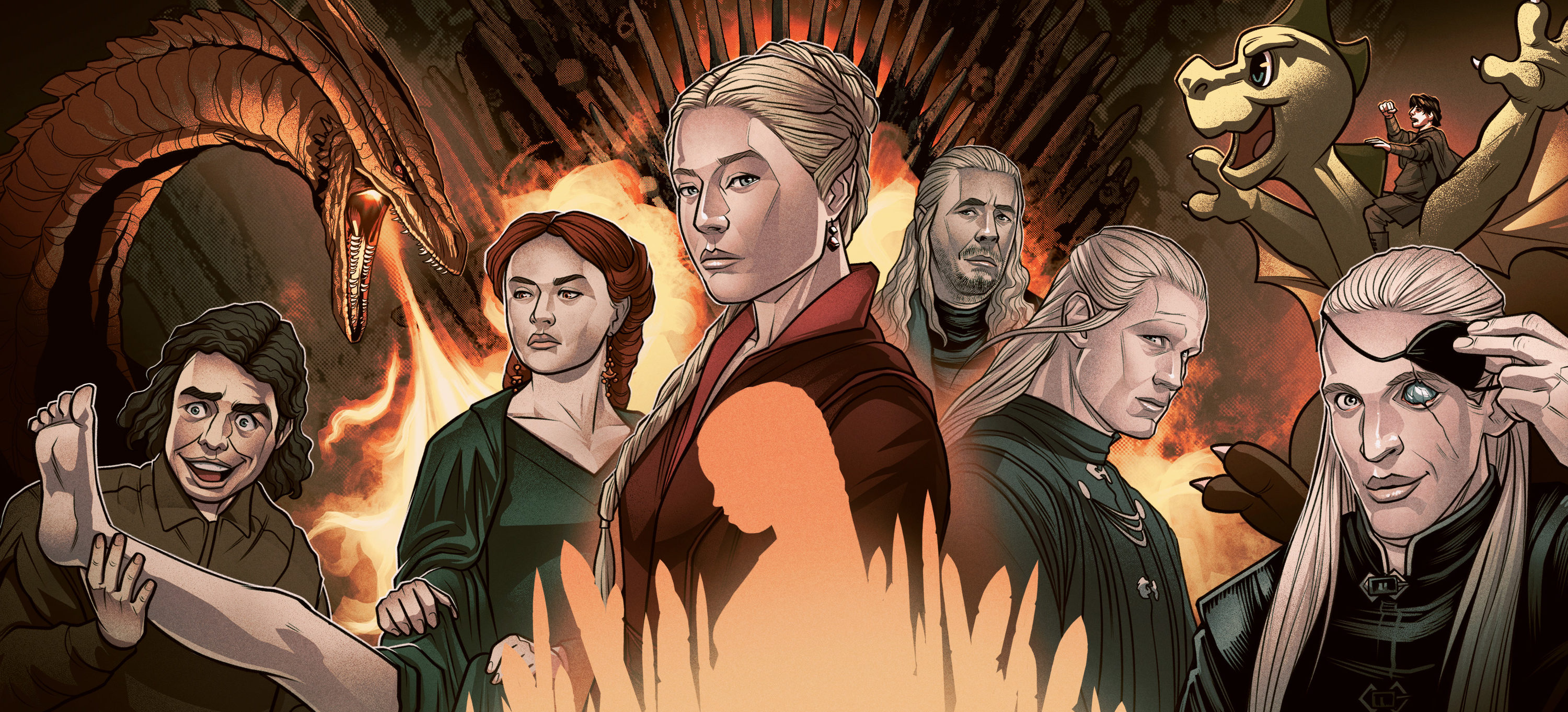 Capa do episódio House of the Dragon: conspirações, traições e pack do pezinho