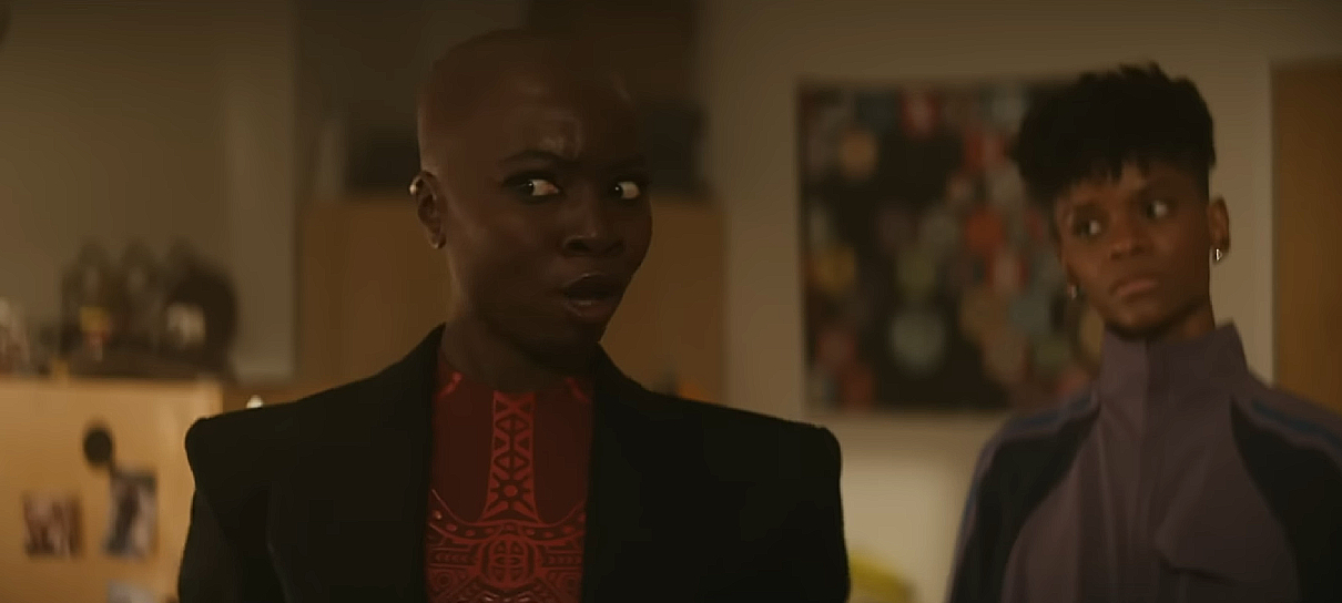 Pantera Negra 2: Shuri e Okoye conhecem Coração de Ferro em cena inédita