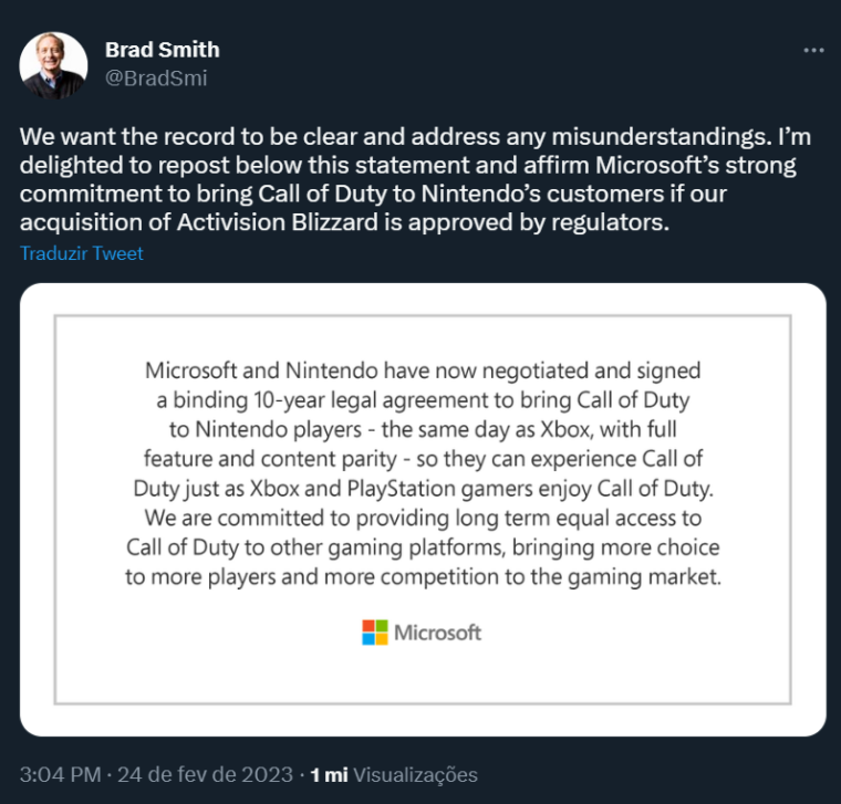 O que estão achando da atualização do CADE no processo de aquisição da  Activision/Blizzard pela Microsoft? e o que acham das respostas tanto da  Sony quanto Microsoft aos questionamentos do CADE ?