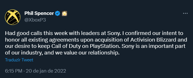 Pastor Xbox 🙏🏽💚 on X: Microsoft Responde Aprovação da Activision  Blizzard pelo CADE 🇧🇷 A decisão do SG-CADE está alinhada com a visão de  que a proposta de Aquisição da Activision Blizzard