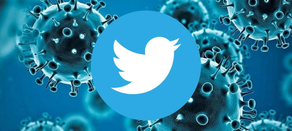 Twitter reverte política contra desinformação sobre a COVID-19