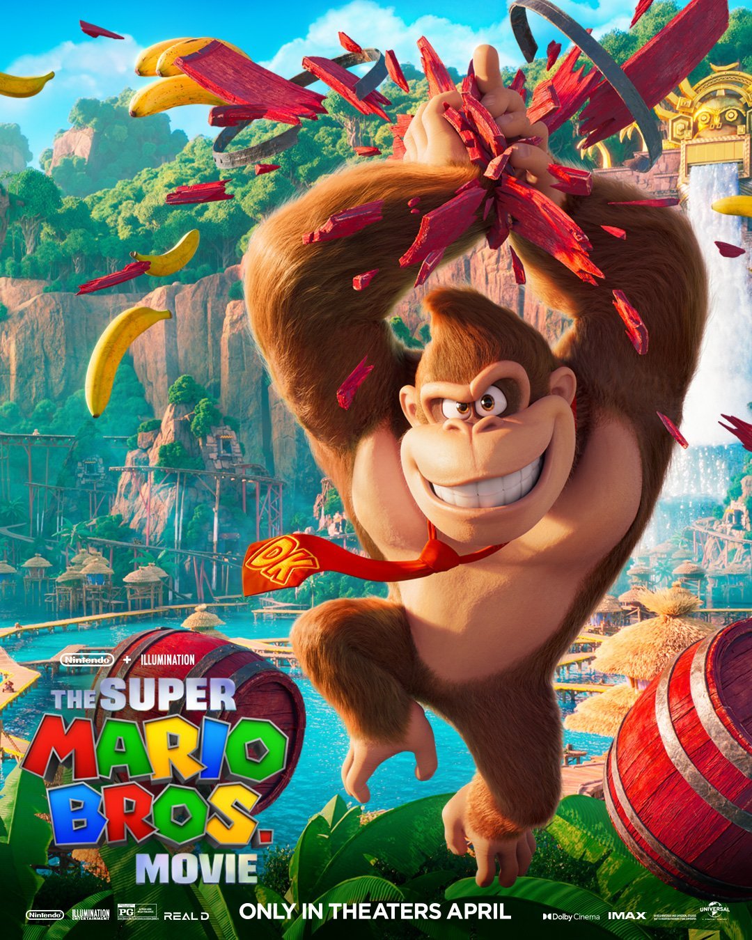 Super Mario Bros.”: Mario, Luigi, Princesa Peach e mais estampam novo  cartaz do filme