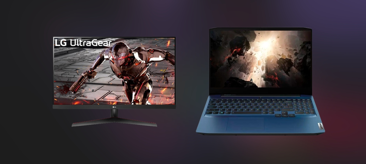 Novembro Ninja: até 39% de desconto em monitores e notebooks