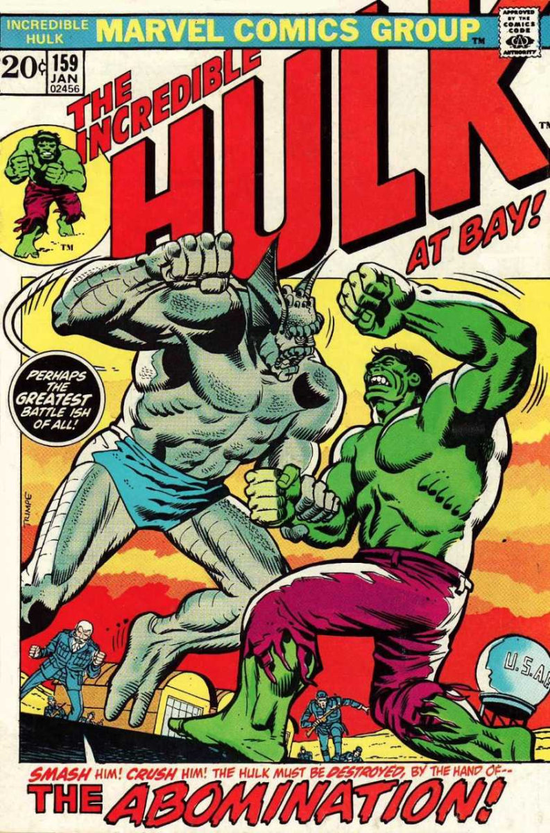 Hulk caindo na porrada com o Abominável