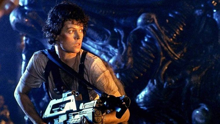 Sigourney Weaver como Ripley em Aliens, O Resgate