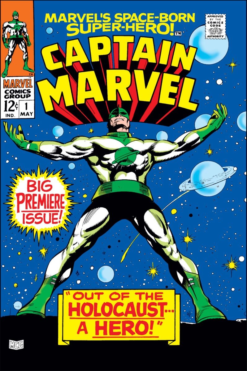 Visual original de Mar-Vell, o Capitão Marvel