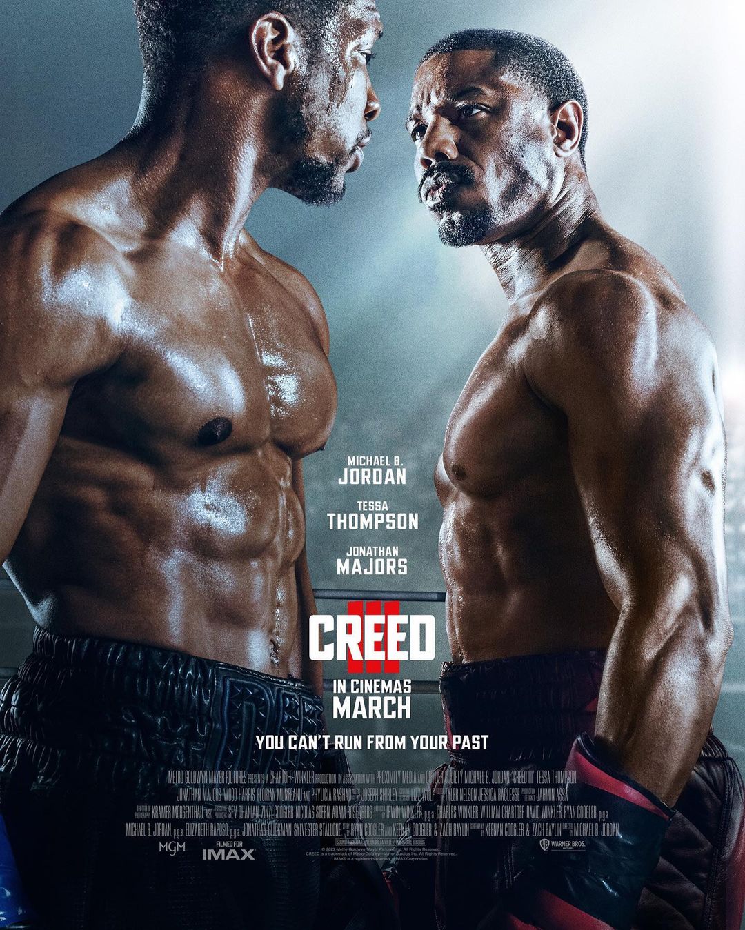 Creed 3 ganha pôster com Michael B. Jordan suando no ringue - NerdBunker