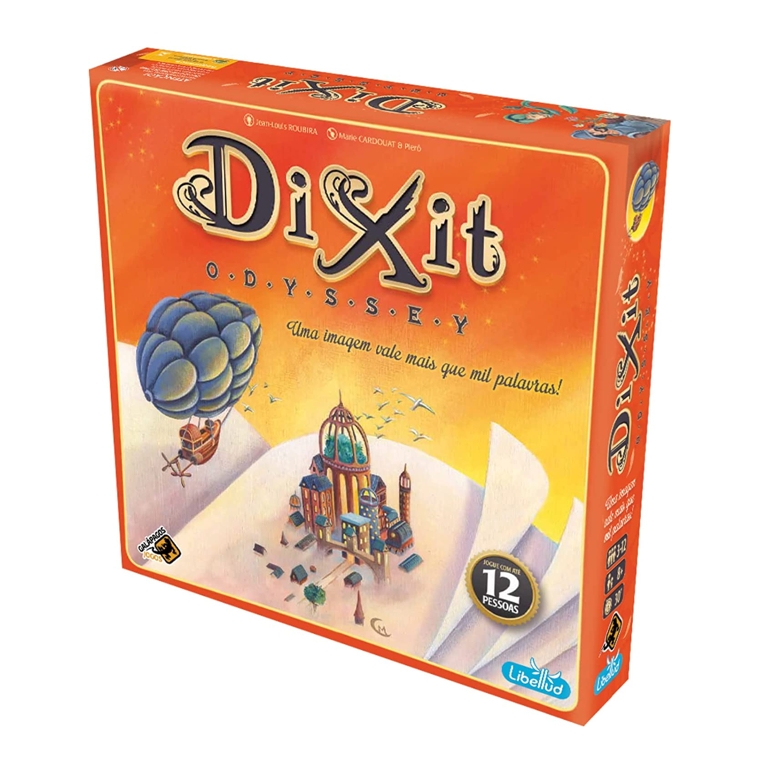Dixit Odyssey é um dos board games em promoção na lista do NerdBunker