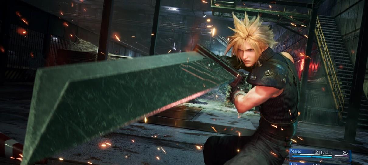 Jogador cria controle no formato da Buster Sword para jogar Final Fantasy VII Remake