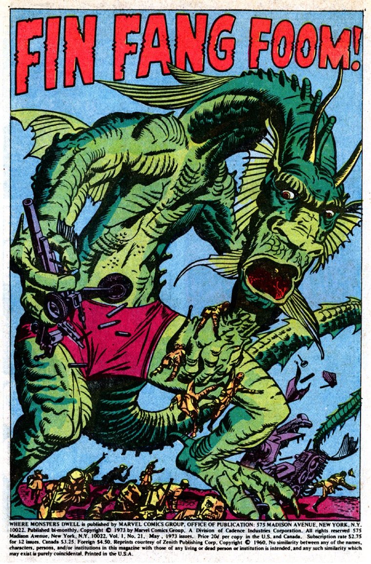 Fin Fang Foom, o dragão alienígena