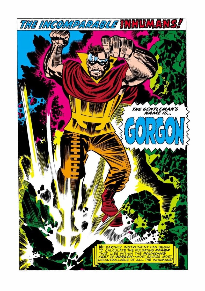 Arte de Gorgon, o Inumano