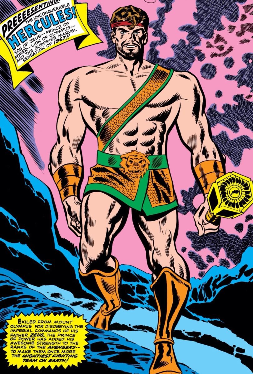Hércules, deus do panteão grego, aliado de Thor e membro dos Vingadores