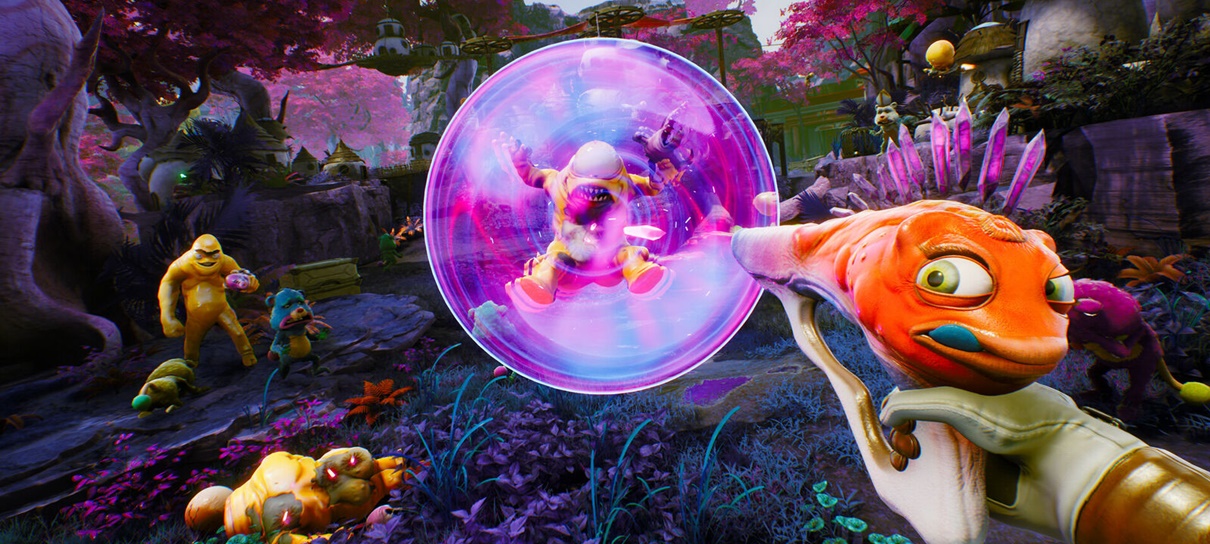 É possível assistir a filmes inteiros dentro de High on Life, novo jogo de Justin Roiland