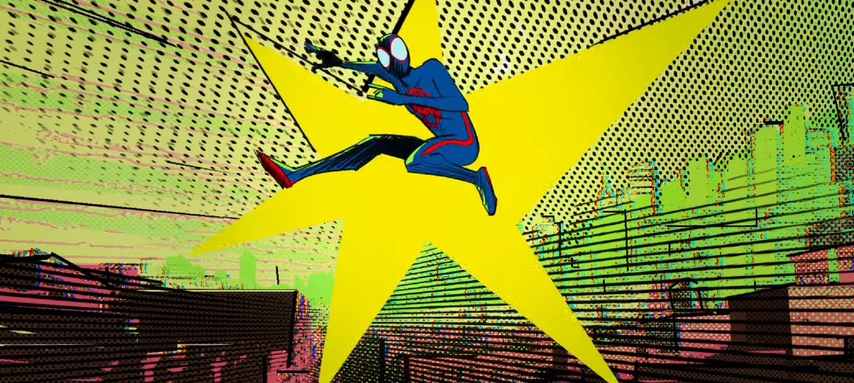 Miles Morales enfrenta vilão Mancha em nova imagem de Homem-Aranha Através do Aranhaverso