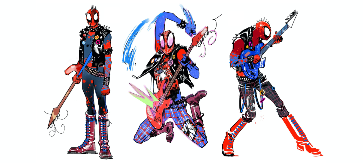 Homem-Aranha: Através do Aranhaverso revela artes de novos personagens