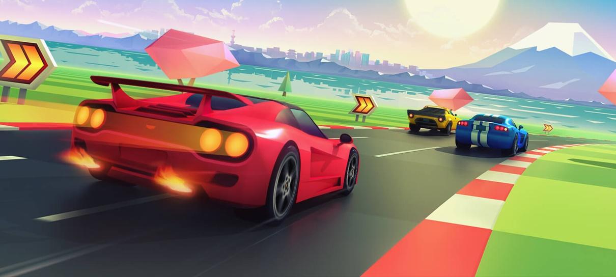 Horizon Chase Turbo, jogo brasileiro de corrida, está gratuito para PC