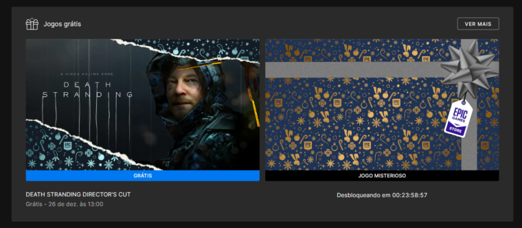 É Natal! Epic Games dá Death Stranding como 11º jogo grátis