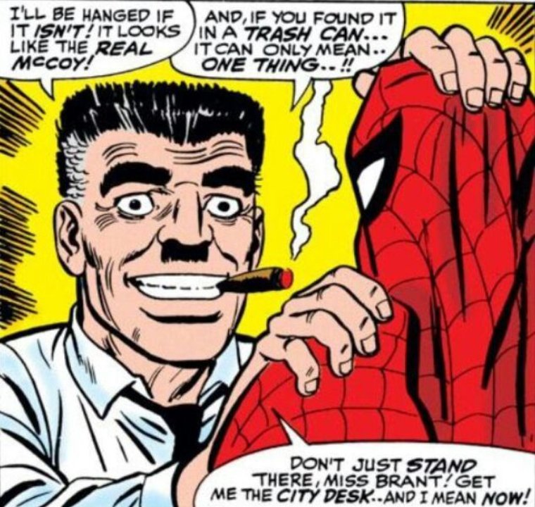 J.J. Jameson, chefe de Peter Parker e detrator do Homem-Aranha