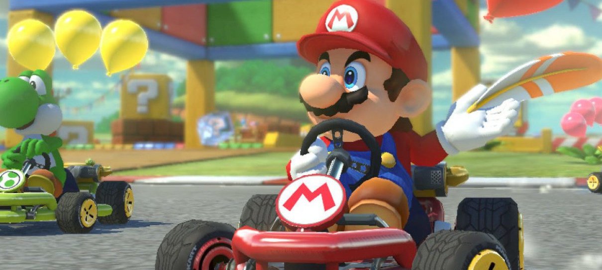 Jogo Mario Kart 8 Deluxe Nintendo Switch Midia Fisica