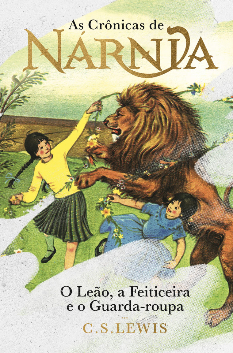 Capa da nova edição de O Leão, a Feiticeira e o Guarda-Roupa, de As Crônicas de Nárnia