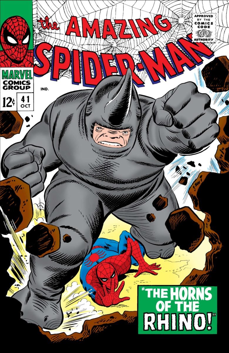 Rino, mais um dos inimigos de temática animal do Homem-Aranha