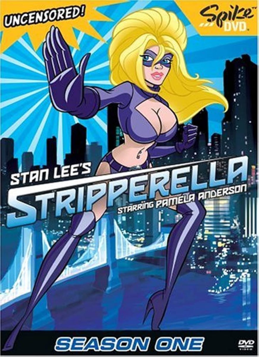 Striperella, a infame heroína animada de Stan Lee e Pamela Anderson