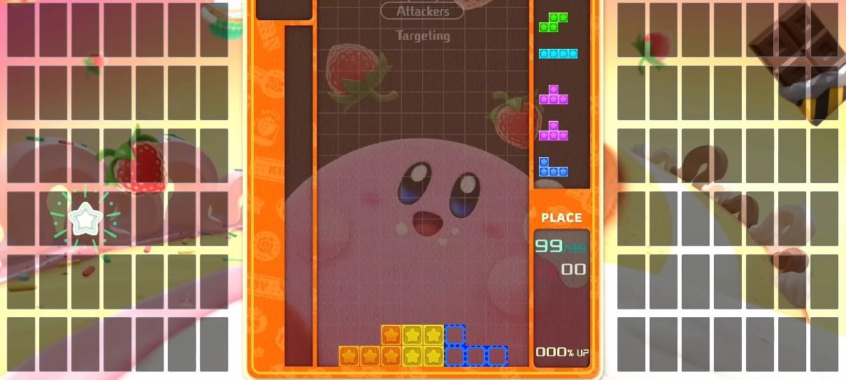 Tetris 99 anuncia evento inspirado em Kirby's Dream Buffet