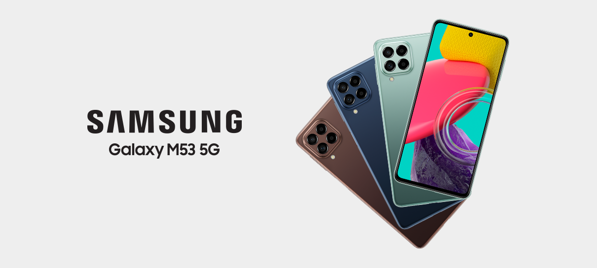 Cores vivas, nitidez e velocidade 5G: conheça o Samsung Galaxy M53