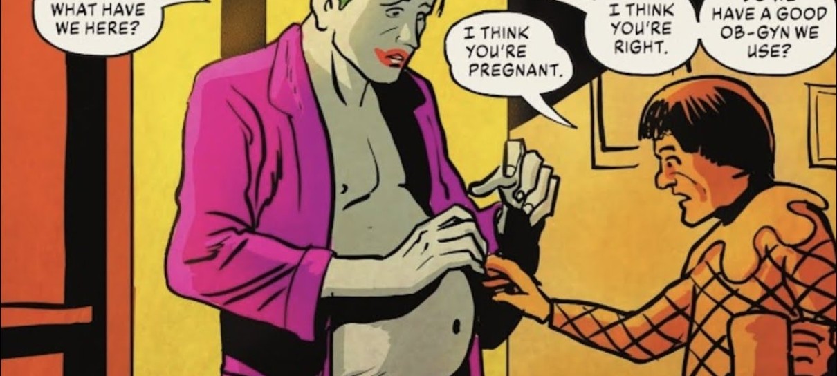 Coringa fica grávido em nova HQ