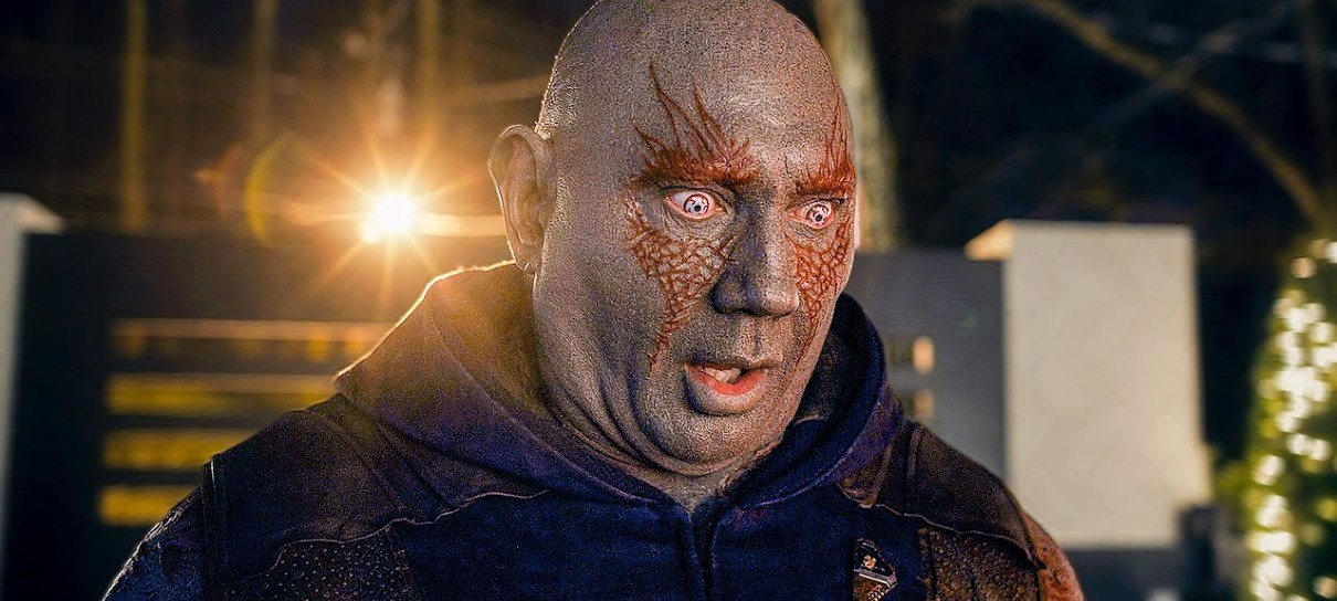Dave Bautista reitera despedida do Drax em Guardiões da Galáxia Vol. 3: "Alívio"