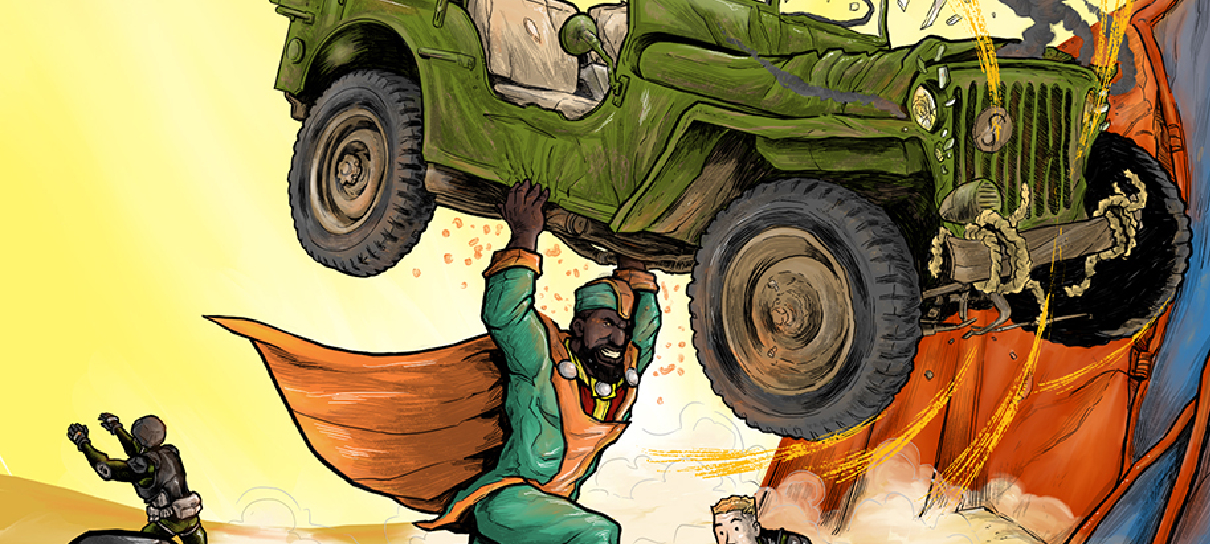 Estados Unidos da África, HQ focada em super-homem africano, busca financiamento