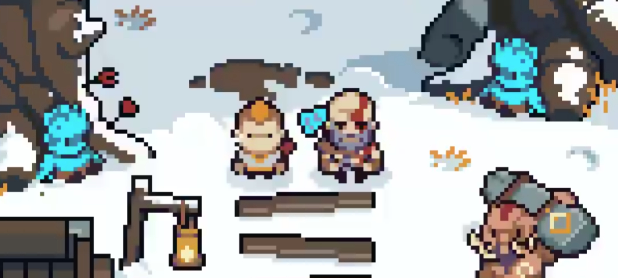 Artista cria versões em pixel art de jogos famosos