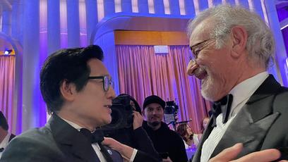 Indiana Jones: Ke Huy Quan reencontra Spielberg e diz que faria derivado sobre Short Round
