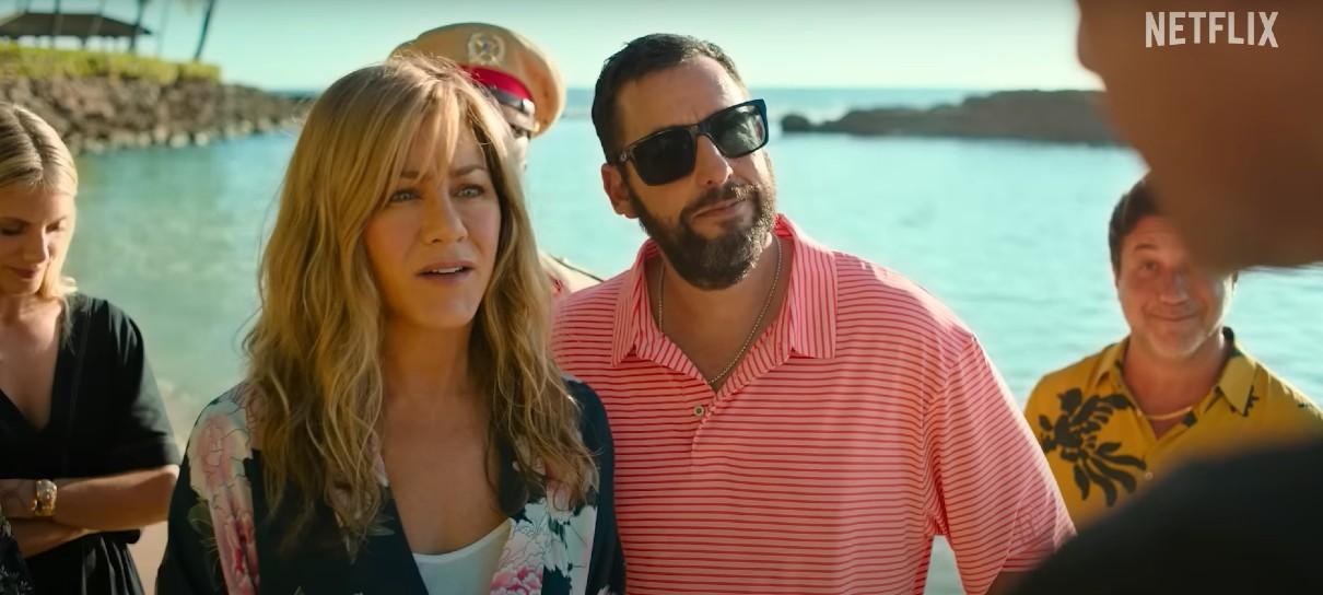 Mistério em Paris ganha trailer com Adam Sandler e Jennifer Aniston de volta