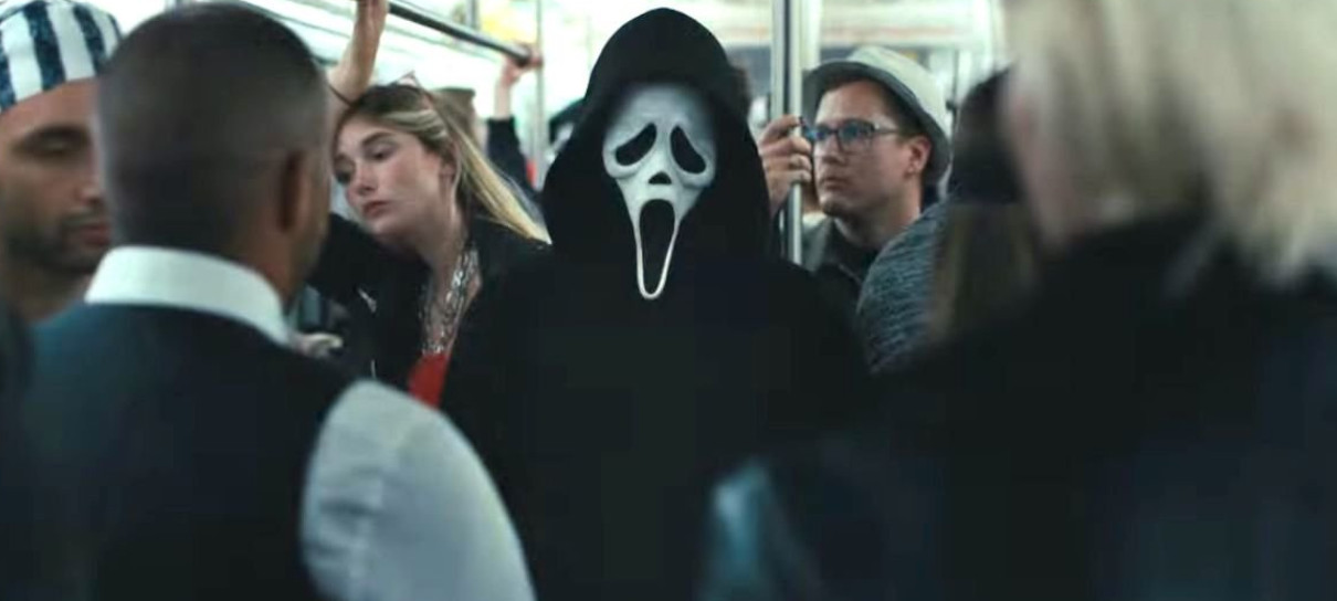 Pânico VI ganha pôster que transforma linhas de metrô na máscara do Ghostface
