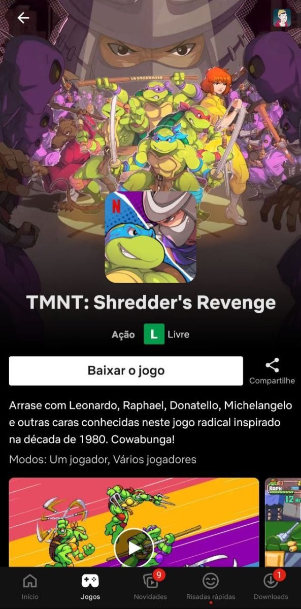 Netflix disponibiliza jogo das Tartarugas Ninja para assinantes - NerdBunker