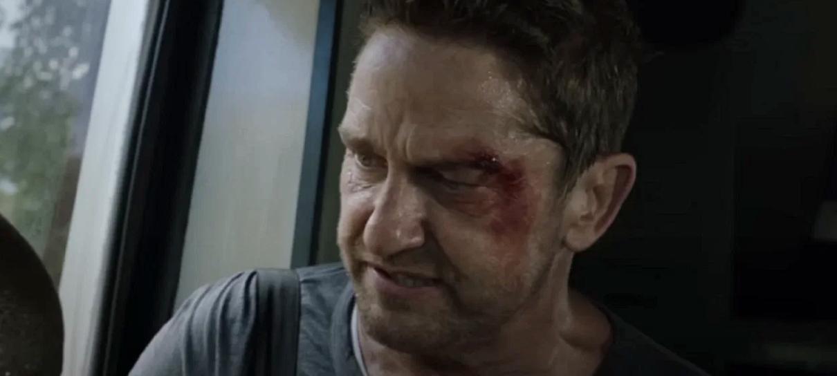 Gerard Butler esfregou ácido no rosto durante gravação de Alerta Máximo