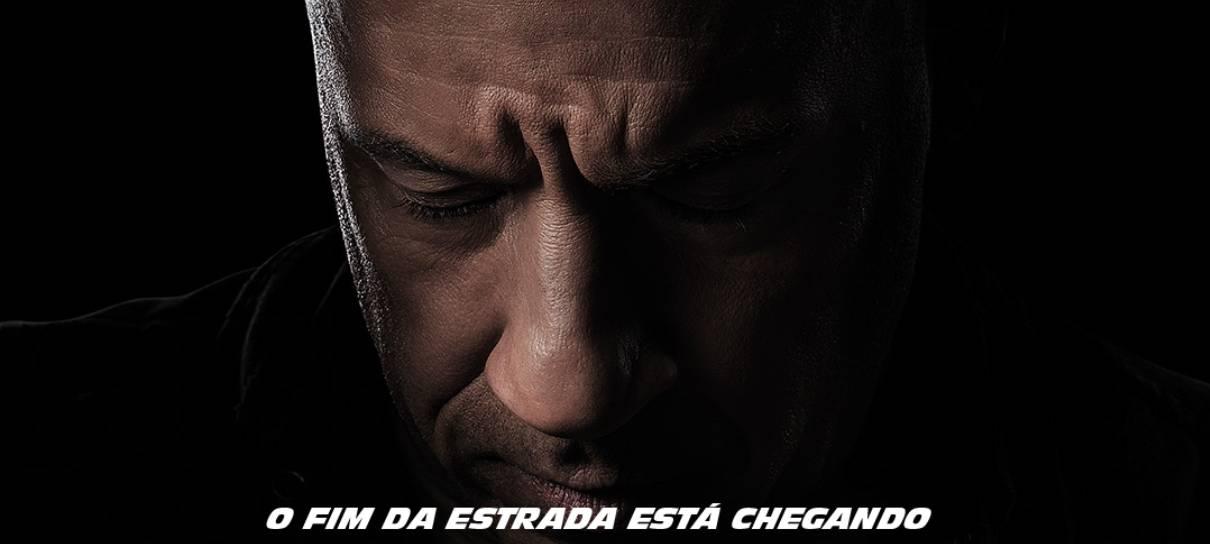 Dominic Toretto é destaque em cartaz de Velozes e Furiosos 10