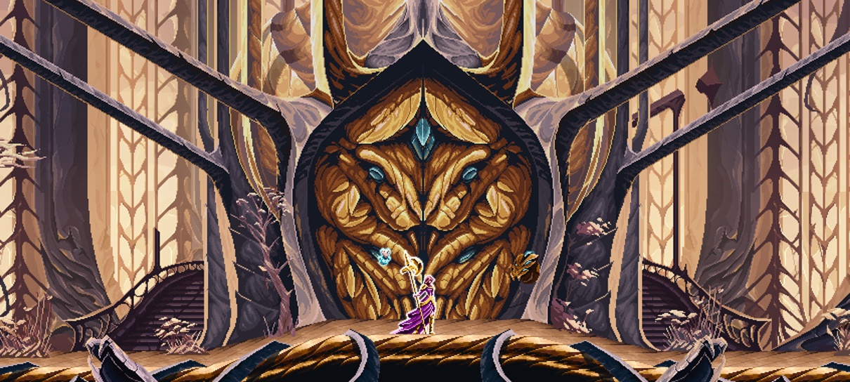 9 Years of Shadows, novo metroidvania com arte pixelada, chega em março no PC