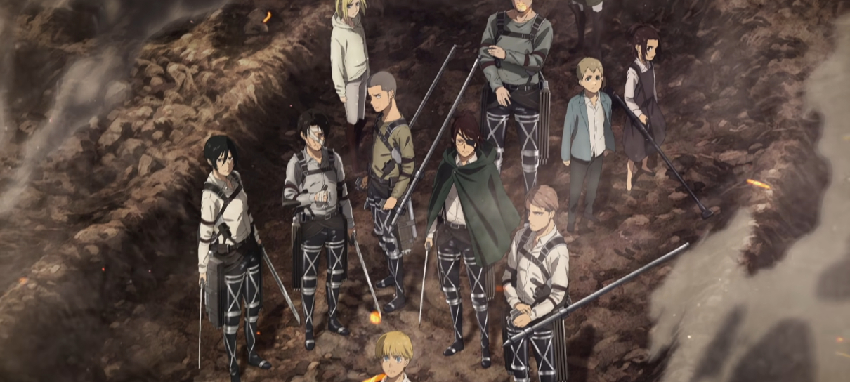 Primeira metade do final de Attack on Titan: Final Season será especial de 1h