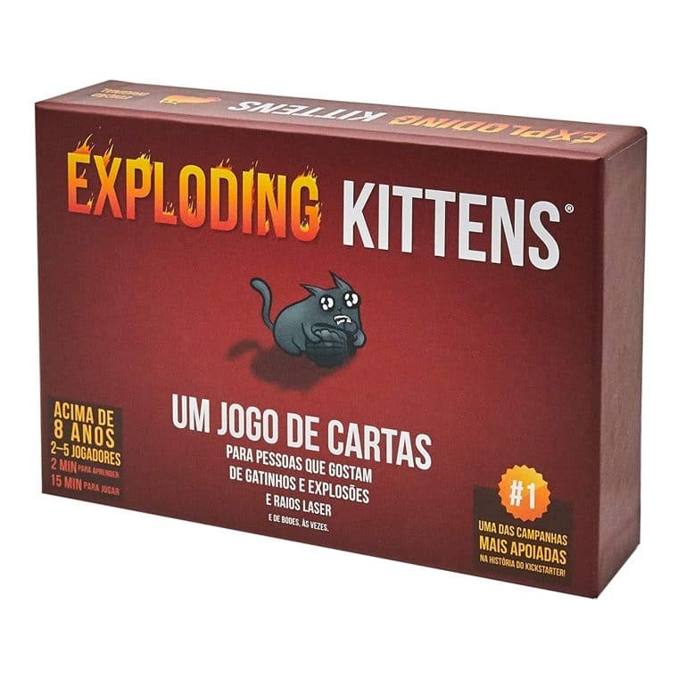 Exploding Kittens é um dos board games com desconto