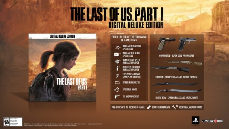 The Last of Us Part I chegará ao PC em março de 2023