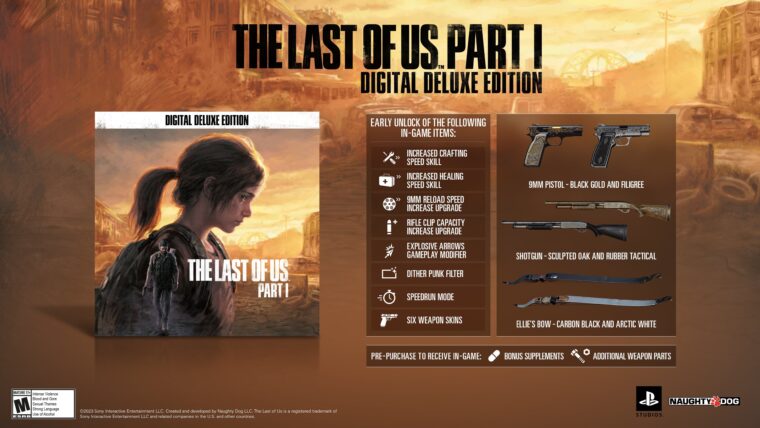 Pré-carregamento de The Last of Us Part I já está disponível no Steam