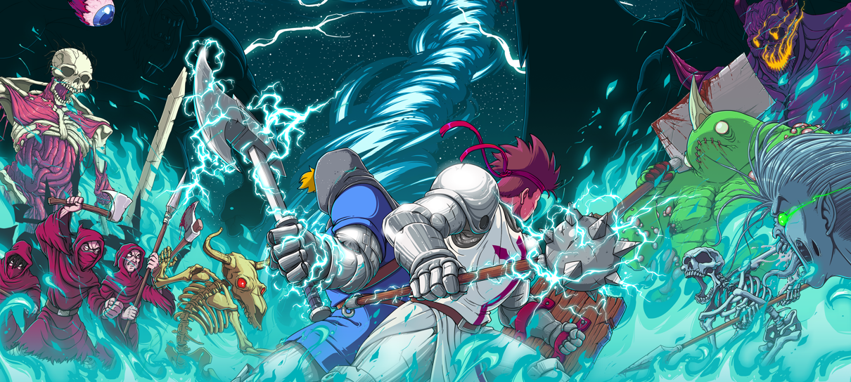 Infernax terá atualização gratuita com multiplayer e novo personagem