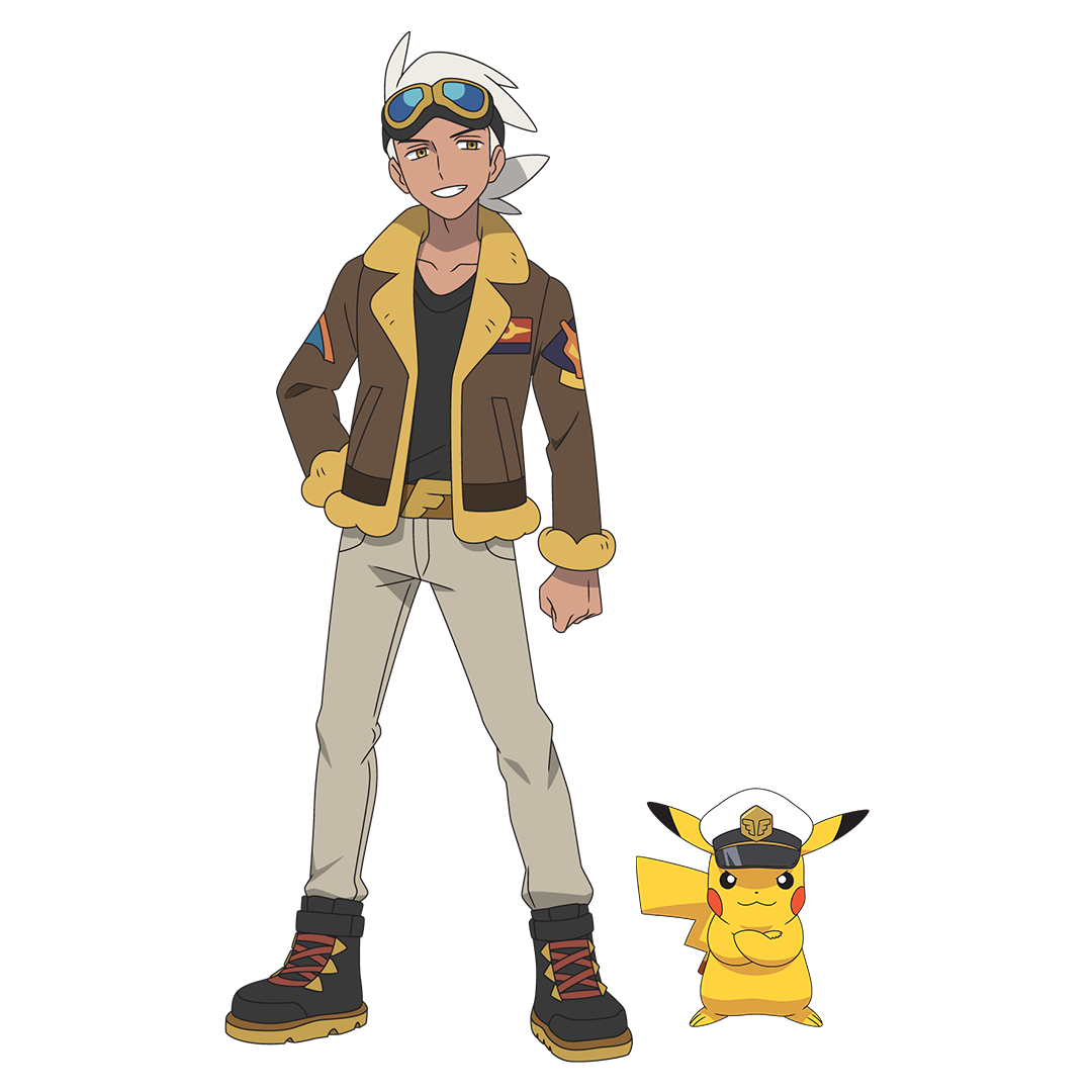 Anime de Pokémon apresenta novo Professor e Capitão Pikachu