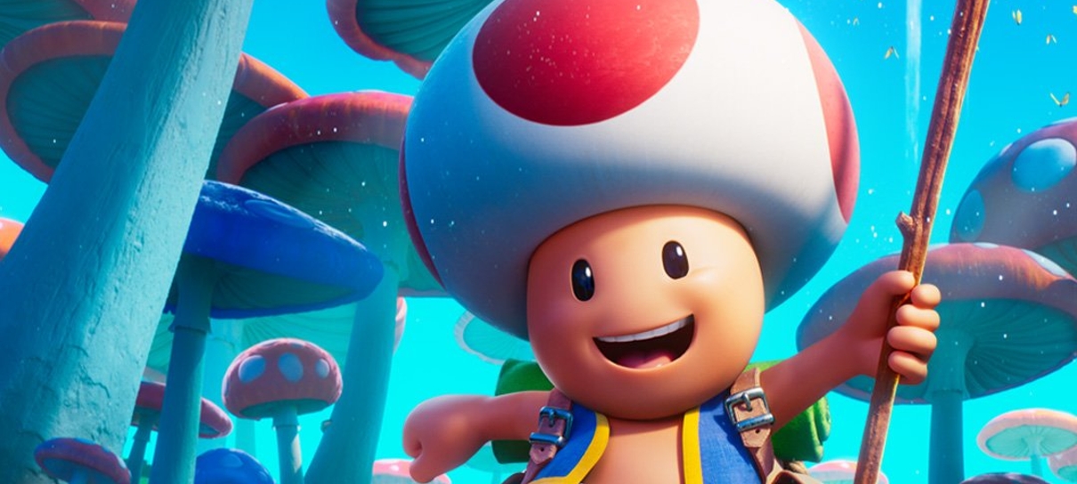 Toad é destaque em novo cartaz do filme de Super Mario Bros.